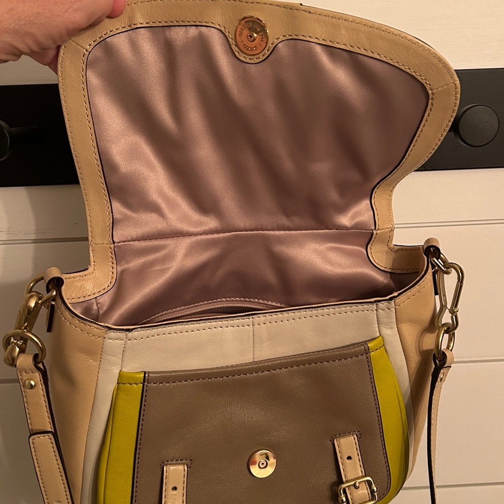 EUC Coach Madison Annabelle Color Block Crossbody Bag - Picture 4 of 7